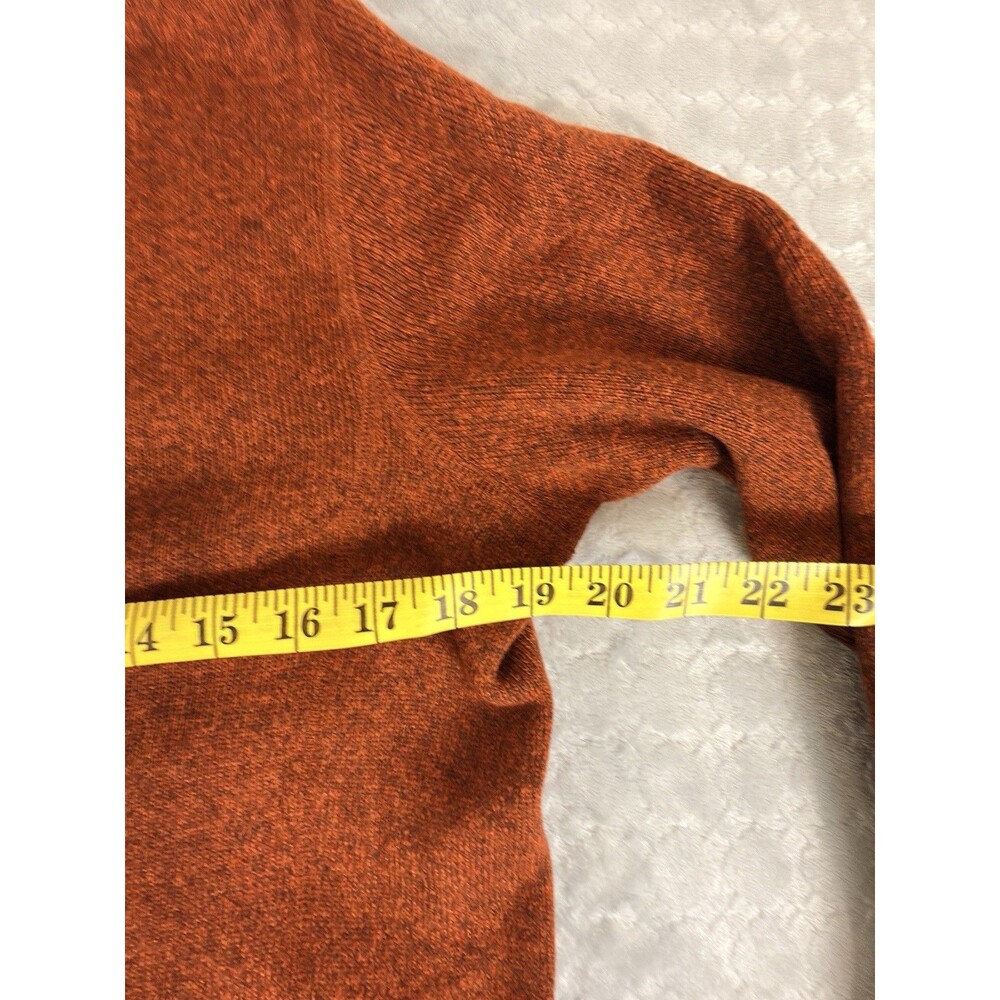 Patagonia Better Sweater Size XXL 1/4 Zip Burnished Red Pullover Youth Pocket - Picture 7 of 13